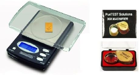 Electronic Medical Lab Scale & Handheld Magnifying Glass - Measure Herbal Medicine Doses - Naturopathic Natural Herbs Treatment by DigiWeigh