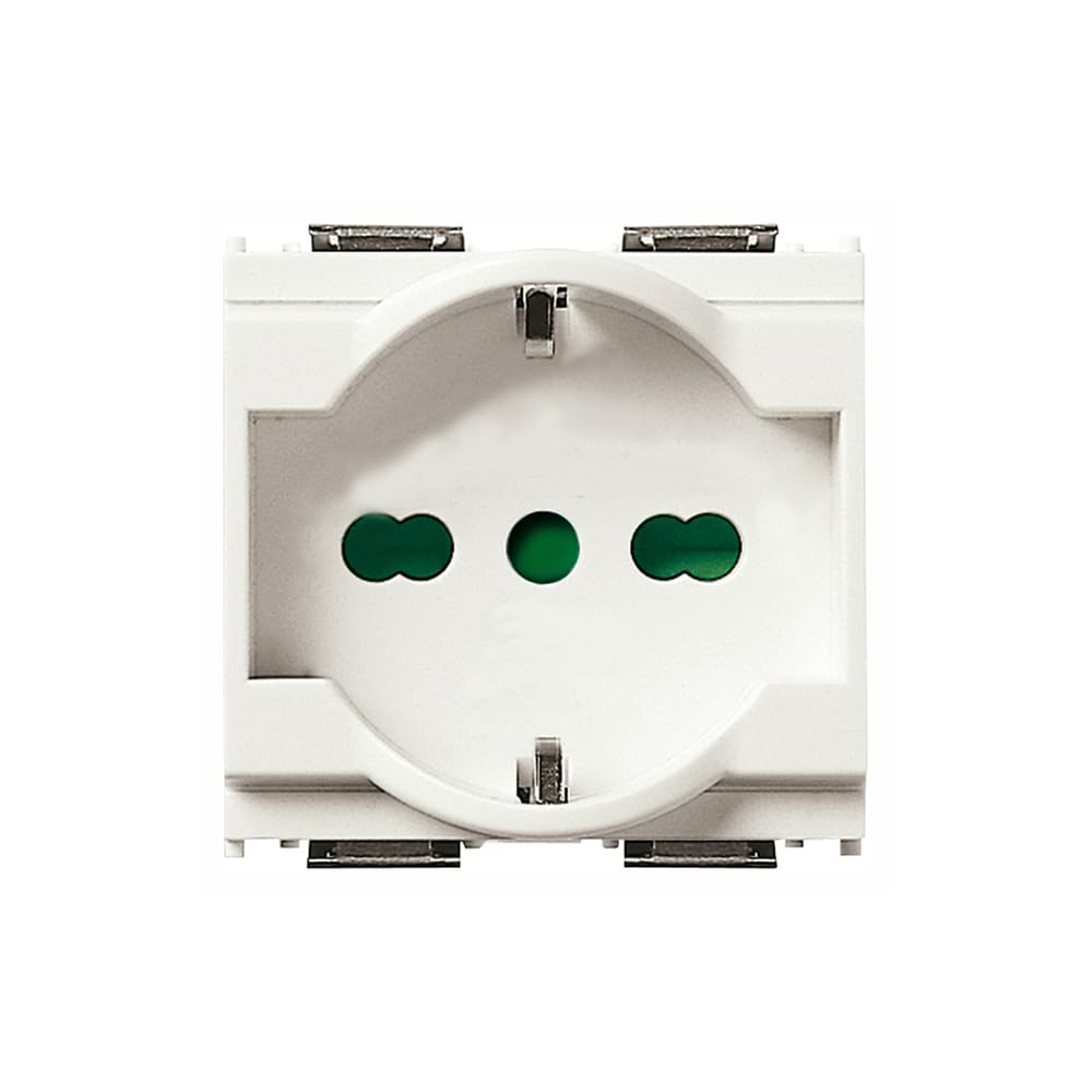 Socket Box 2P + T 16 A Universal White
