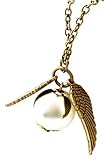 Flying Golden Snitch Replica Necklace (Bronze)