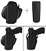 Safariland Rogers Holster Taurus 24/7 PT 24/7 PT809 PT840 PT845 578-450-412 Wide Standard Pro-Fit GLS Standard Frame Multi-Fit Left Hand, Black + Ultimate Arms Gear 9mm/.40/.45 Mag Pouch