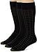 Gold Toe Men's Big and Tall Microfiber Fashion Socks (3 Pack), Black, Shoe Size 12-16