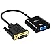 DVI to VGA Adapter, GANA 1080p Active DVI-D to VGA Adapter Converter 24+1 Male to Female Supporting 60Hz and 3D for DVI Systems to Connect to VGA displays
