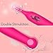 G Spot Clitoris Vibrator Vagina Stimulation for Female Masturbation, Treediride Silicone 10 High Frequencies Clitoral Nipple Pussy Massager Rechargeable and Quiet Sex Toy for Women