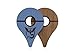 POKEWARES Shield Combo Set for Go Plus - Collect Them All - Slim Genuine Wood - Peel-N-Stick (Mystic Blue Skin and Premium Walnut Skin)