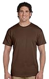 Fruit of the Loom Heavy Cotton T-Shirt (3930R) Tee Available in 32 Colors X-Large Chocolate