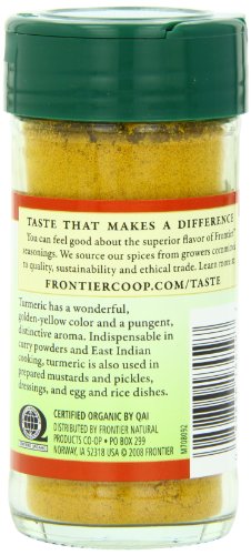 Frontier Organic Spices, Turmeric Root, 1.41 Ounce (Pack of 4) - Image 4