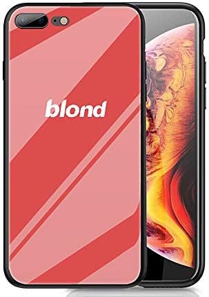 RUIWEI RWNO-252 Frank Ocean Rapper Designed for iPhone 5/5s/SE Case，Tempered Glass Back Cover and Black Anti-Scratch Shock Absorption Cover Case