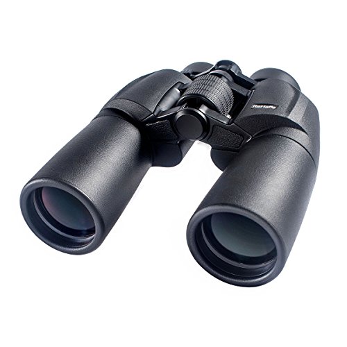 Binoculars for Adults Compact Waterproof 10x50 Wide Angle for Large View BAK4 FMC Coated for Clear Image idea for Hunting Monitor Expedition Bird Watching (Tripod Adapt Available)