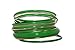 LUX ACCESSORIES Green Enamel Textured Multi Bangle Set