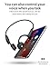 Air Open-Ear Wireless Bone Conduction Headphones with Brilliant Reflective Strips, Graythumb 3