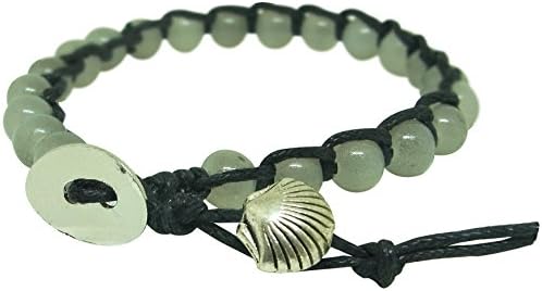 Bracelet Men Women Quartz Pendant Bivalve Thai Buddhist Wristband Prayer Religion Fashion Handmade