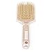 TYME Paddle Brush with Nylon Bristles, Soft Cushion for Blow-Drying and Styling