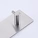 KES Self Adhesive Hooks Rail STAINLESS STEEL 6-Hook Rack Bath Towel Hook Sticky Bathroom Kitchen Towel Multi Hanger Brushed Finish, A7060H6