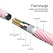 iPhone Charger Cable 3Pack (3/6/10ft) Elktry Durable Denim Braided Sync Wire Fast Lightning Charging Data Transfer Cord for iPhone X 8 8 Plus 7 7Plus 6 6s 6 Plus 6s Plus SE 5 iPad iPod (Adorable Pink)