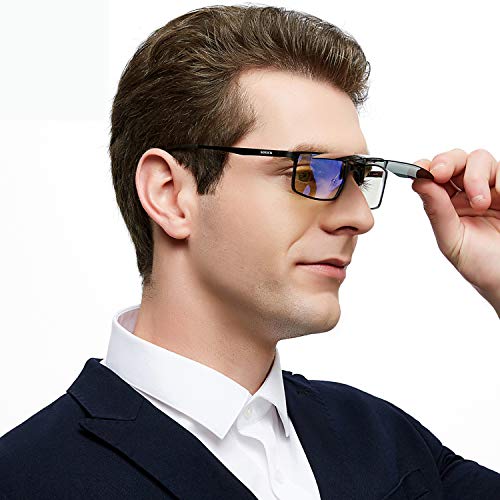 SOXICK Fashion Inter Brand Clip On Sunglasses for Men Women- Unisex Polarized Flip Up Sunglasses Over Prescription Sunglasses Green 309