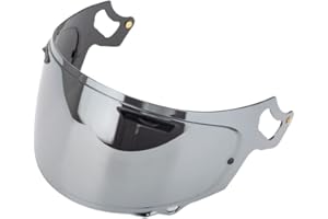 The Helmet Shop VAS-V MAX Visor for Corsair-X, Signet-X, Quantum-X, DT-X, Defiant-X and Regent-X Helmets (Silver Mirror)