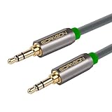 3.5mm Aux Cable 50 Feet (15 Meters) 3.5mm Male to Male Stereo Audio Cable 50ft (15M) for Car, Stereo, iPhone, Smartphone or Any Audio Device ED84149