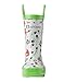 OAKI Toddler Rain Boots - Perfect Kids Rain Boots for Any Weather - Durable Rubber Baby Rain Boots Keep Little Feet Dry, Lightweight Waterproof with Easy-on Handle, Timber Critters, 2 Little Kid