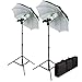 Cowboystudio 1200 Watt Photography, Video, and Portrait Studio Umbrella Continuous Lighting Kit