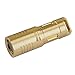 MecArmy X3S Handheld Mini EDC Flashlight with Micro USB Charging, Portable Rechargeable Everyday Carry Keychain Torch|130 lumens Outdoor Waterproof Lamp (Copper) (X3S-Brass, X3S-BS)