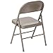 Flash Furniture HERCULES Series Commercial Grade Double Braced Gray Metal Folding Chair