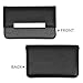 MaxGear Business Card Holder Leather Fashion Business Card Case Women Slim Business Card Holders Wallet Business Card Cases Name Card Holder with Magnetic Shut, Black