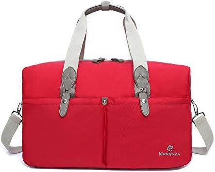 Monroza Foldable Waterproof Storm Undeniable Lightweight Durable Travel Sports Duffel Bags (red)