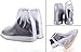 1 Pair of Men Anti-slip Reusable Rain Shoe Covers Waterproof Shoes Overshoes Boot Gear (XL)
