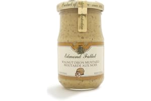 DEMEDICI Edmond Fallot Walnut Dijon Mustard, 7 Ounce Jar