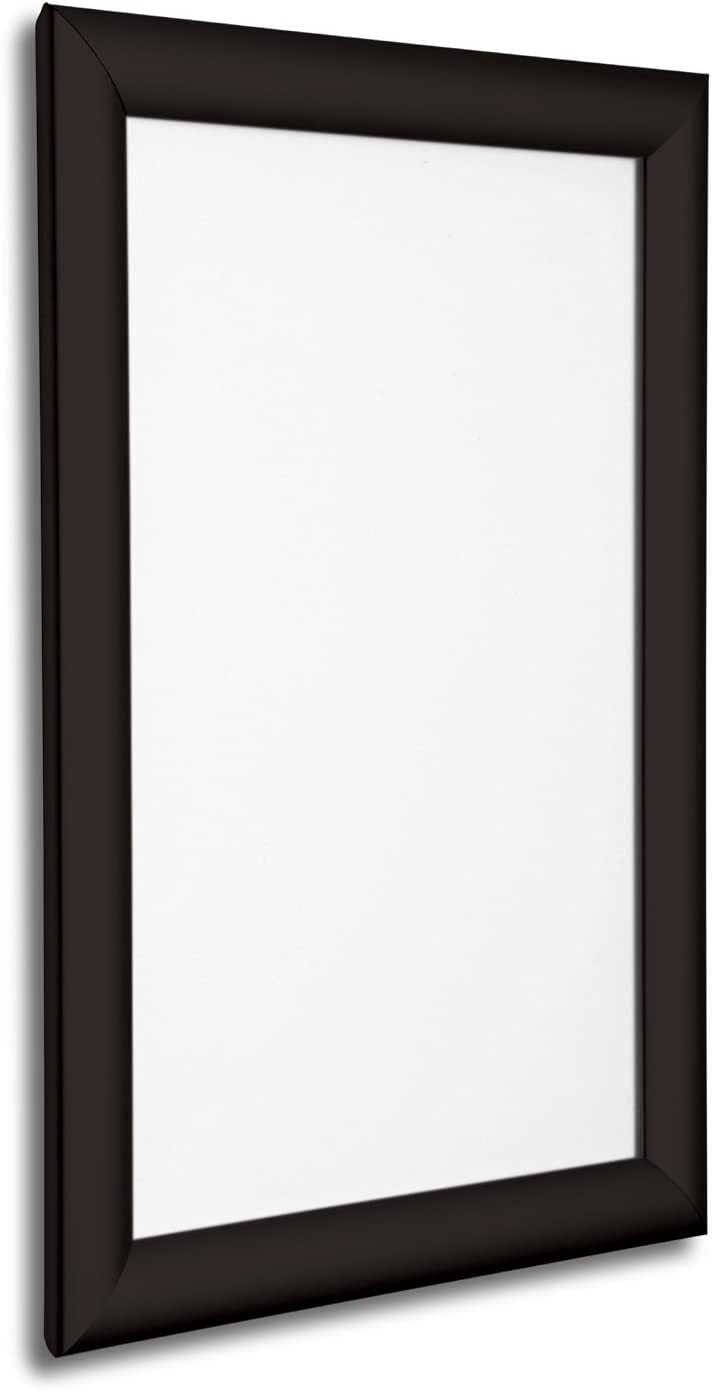 New A5 A4 A3 A2 A1 A0 Aluminium Snap Frames Click Sign Or Poster Holder Ideal As Menu’s Holder & Certificates Display In 6 Sizes (A4, Black)