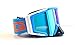 CRG Motocross ATV Dirt Bike Off Road Racing Goggles Adult T815-105 Series (Blue and White)