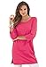 Roamans Women's Plus Size Boat Neck Max Tunic