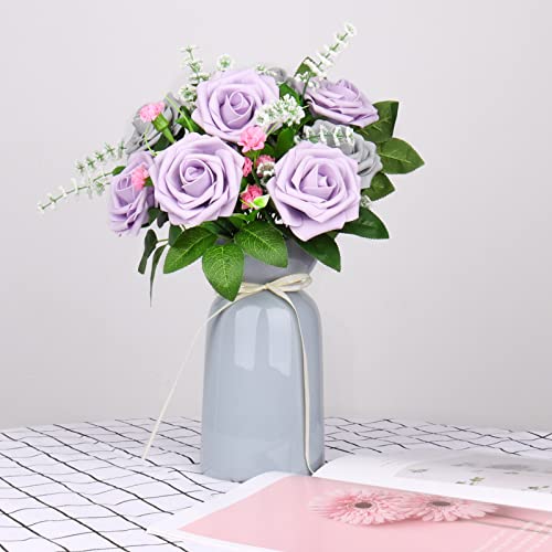 Gooriinet Artificial Flowers 25pcs Real Looking