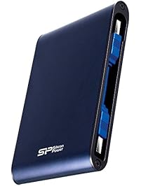 Silicon Power 2TB Rugged Armor A80 IPX7 Shockproof, Waterproof USB 3.0 2.5 Inch Military Grade External Portable Hard Drive for PC, Mac, Xbox One, Xbox 360, PS4, PS4 Pro and PS4 Slim - Blue