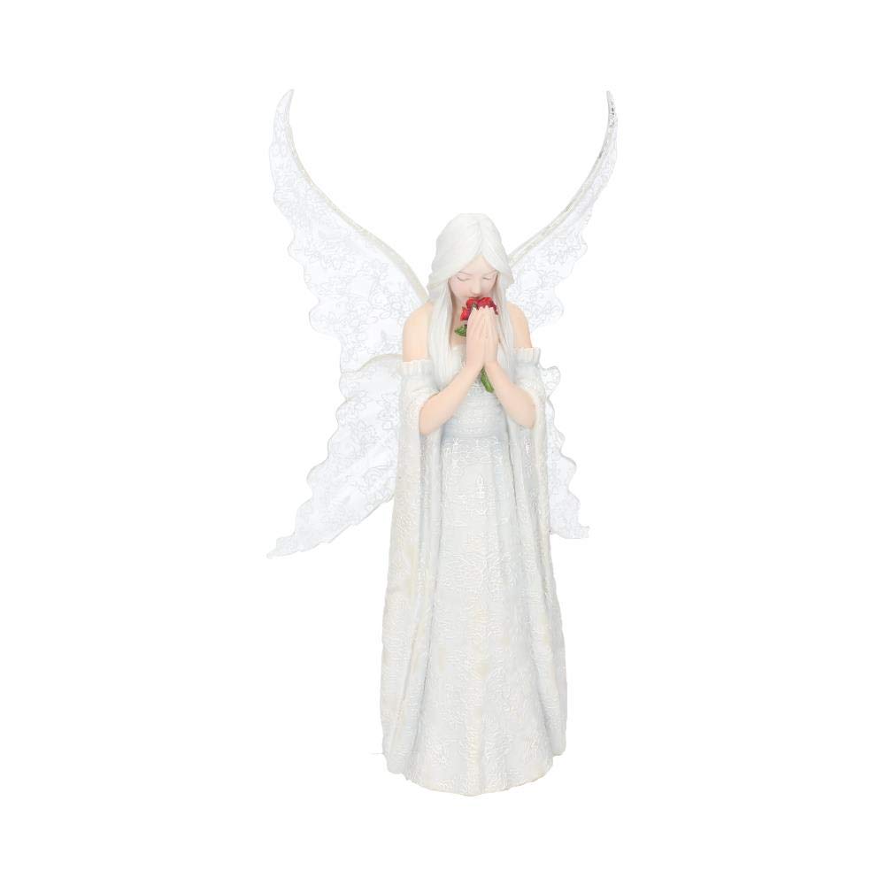Nemesis Now B2798G6 Love Remains Anne Stokes Figurine 26cm White, Resin