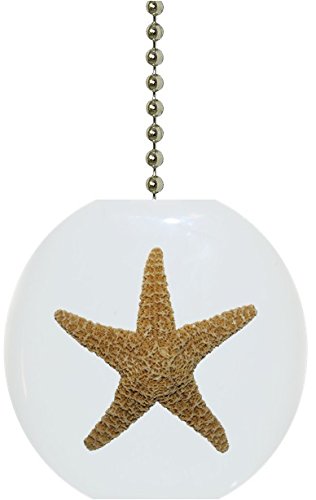 Starfish Solid Ceramic Fan Pull