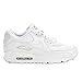 Nike Men's Air Max 90 Leather White/White Running Shoe 8 Men US