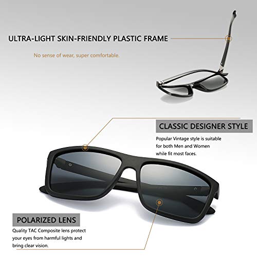 2 DeBuff+Polarized+Sunglasses+Stylish+Driving