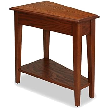 Amazon.com: Leick Recliner Wedge End Table, Medium Oak 
