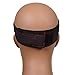 LONGQI Wig Grip Headband with Transparent Lace for Wigs & Frontals, Flexible Velvet Adjustable Non-slip Scarf Hair Head Bands for Women (Brown)