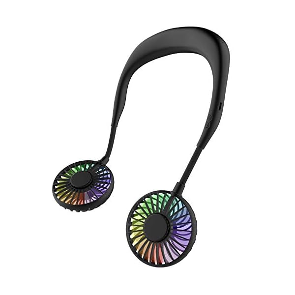 Portable-Neck-Fan-Handsfree-Mini-Fan-USB-Rechargeable-Wearable-Neckband-Fan-Necklace-Fan-Cooler-Fan-with-Dual-Wind-Head-3-Speeds-Setting-for-Traveling-Sport-Outdoor-Camping-Office-All-Black Portable Neck Fan, Handsfree Mini Fan USB Rechargeable Wearable Neckband Fan, Necklace Fan, Cooler Fan with Dual Wind…