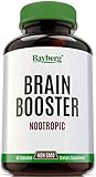 Natural Nootropic & Brain Booster Supplement. Cognitive & Neuronal Enhancer for Memory, Focus & Clarity. Proprietary Blend for Mental Performance with Vitamins, Antioxidants, L-Glutamine, DHA & DMAE