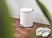 BINO Stainless Steel 1.3 Gallon / 5 Liter Round Step Trash Can, Matte White