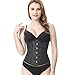Pelisy Womens Waist Trainer Corset For Weight Loss Black small