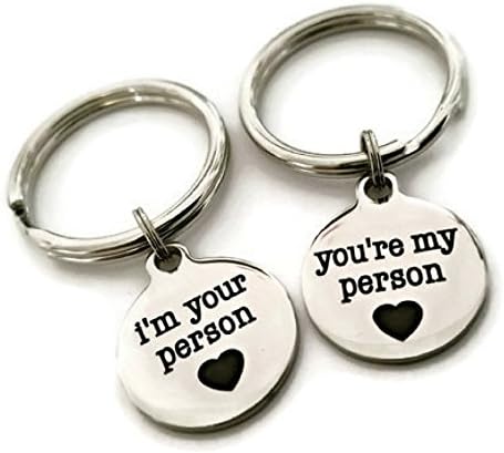 Matching Gift "You're My Person" "I'm Your Person" key chain set, cute gift for friends or valentines