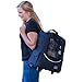 Pet Gear I-GO2 Roller Backpack, Travel Carrier, Car Seat for Cats/Dogs, Mesh Ventilation, Included Tether, Telescoping Handle, Storage Pouch, Medium Escort, Blackthumb 2