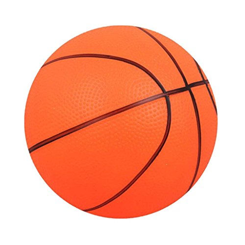 Mini Basketball Soft Basketball Bouncy Basketball Indoor/Outdoor Sports Ball Kids Toy Gift - Orange