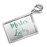 Clip on Charm & Bracelet Set Mister Lucky