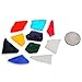 Milltown Merchants™ Stained Glass 10 lb Value Pack - Bright Stained Glass Assortment - Broken Glass for Stepping Stones and Crafts - Mixed Color Glass Coblets