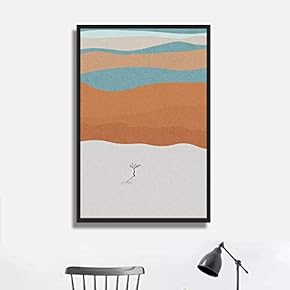 Framed Canvas Wall Art for Living Room, Bedroom Silent World Theme Canvas Prints for Home Decoration Ready to Hang - 16x24 inches